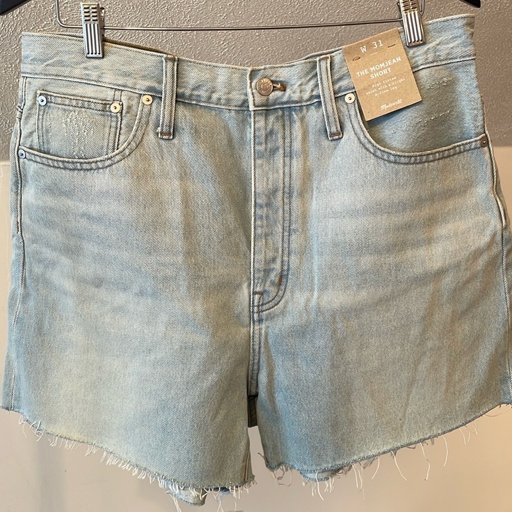 ❄️ Madewell Mom Jean Shorts 31 NWT